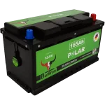 BULLTRON 165Ah LiFePO4 12.8V Polar mit Smart BMS, Bluetooth App, 5A aktiv Balancer und Heizung
