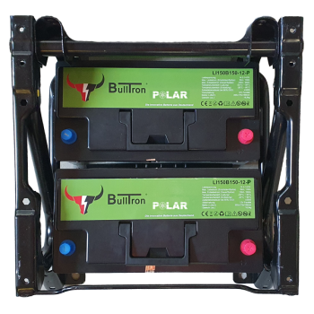 BULLTRON 165Ah LiFePO4 12.8V Polar mit Smart BMS, Bluetooth App, 5A aktiv Balancer und Heizung