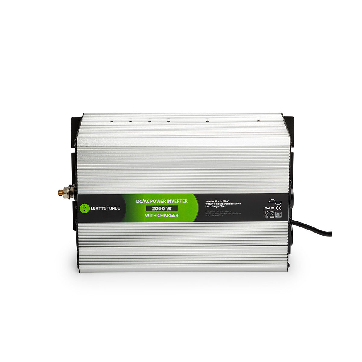 WATTSTUNDE® 2000W / 4000W 12V Sinus Spannungswandler WS12/2000NVS für Lithium Batterien
